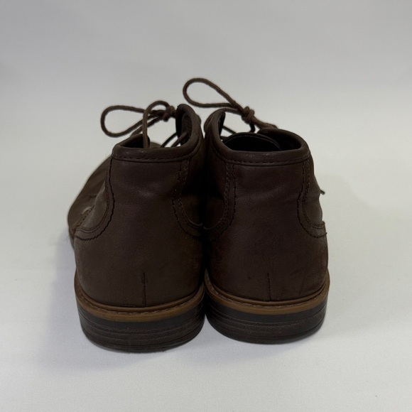 Men's Premium Leather Chukka Boots in Rich Brown - Picture 5 of 10